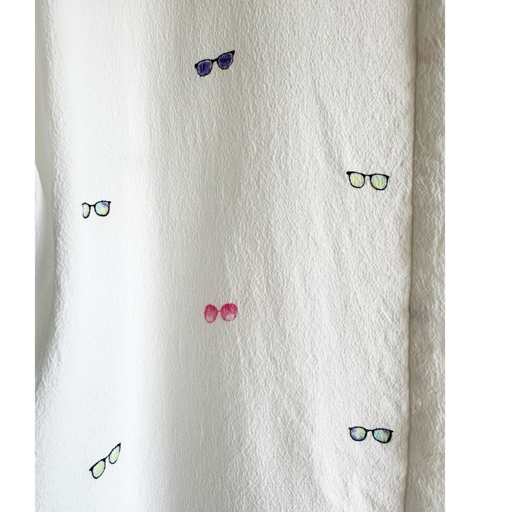 Rails Chase Sunglass Print Short Sleeve Button-Up… - image 3